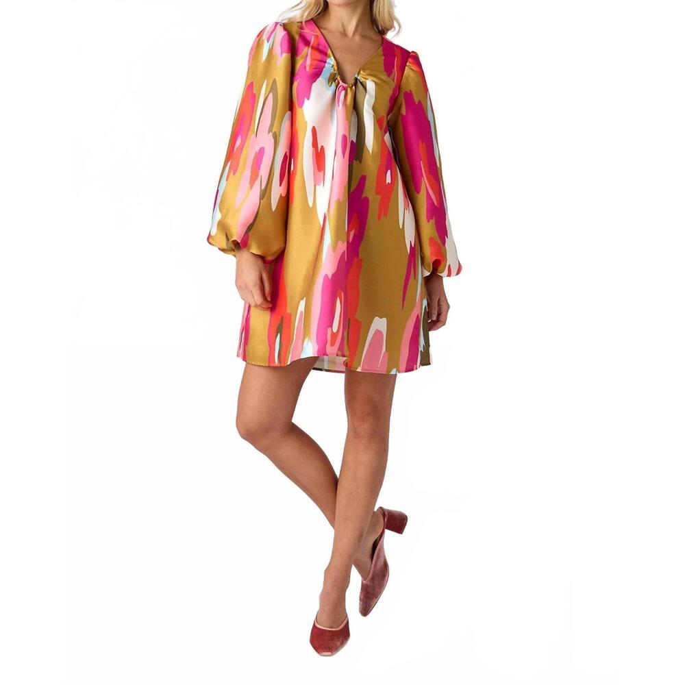 NEW CROSBY BY MOLLIE BURCH the og beckham dress in pink